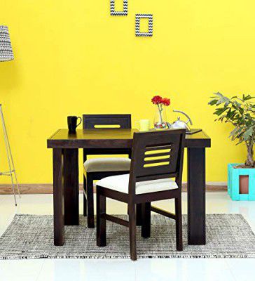 Mamta Decoration Sheesham Wood 2 Seater Dining Table Set for Living Room