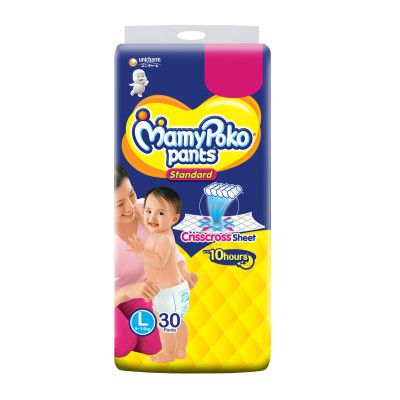 MamyPoko Pants Standard Diaper - Large size (Pack of 30)