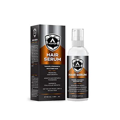 Man-Up Hair Serum With Argan Oil for Thicker, Stronger & Healthier Hair - 50 ml