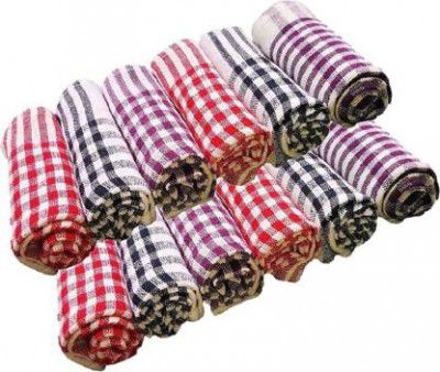 MANAN kitchen/dining towel/napkin Multicolor Cloth Napkins  (12 Sheets)