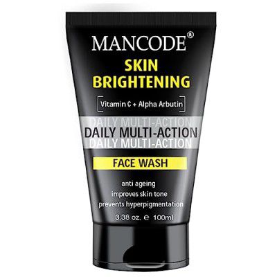 Mancode Skin Brightening Face Wash for Men - Pack of 1 | Men's Skincare 100ml