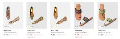 Marc Loire Women's Footwear Upto 86% Off