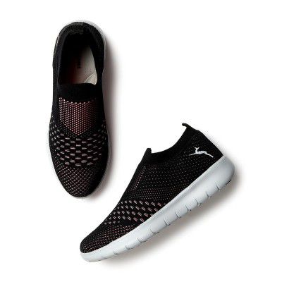 Marc Loire Women's Lightweight Athleisure Knitted Active Wear Slip-On Casual Shoes