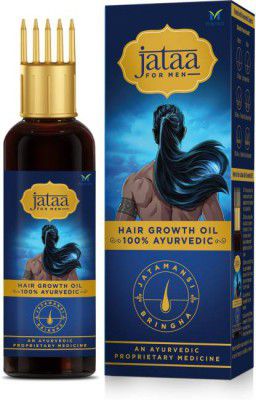 Marico Jataa For Men Ayurvedic Hair Oil, Hairfall Control & Hair Regrowth with Jatamansi & Bhringraj Hair Oil  (200 ml)