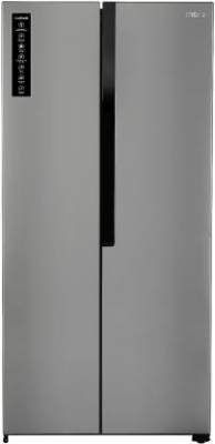 MarQ by Flipkart 468 L Frost Free Side by Side Refrigerator (Silver Steel, 468ASMQS)