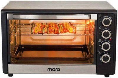 MarQ by Flipkart 48-Litre 48AOTMQB Oven Toaster Grill (OTG) with Motorized Rotisserie  (Black)