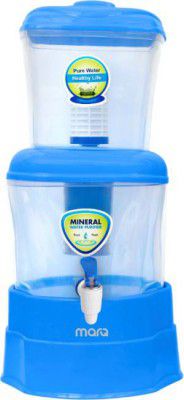 MarQ by Flipkart BePure Aqua 16 L Gravity Based + UF Water Purifier  (White & Blue)