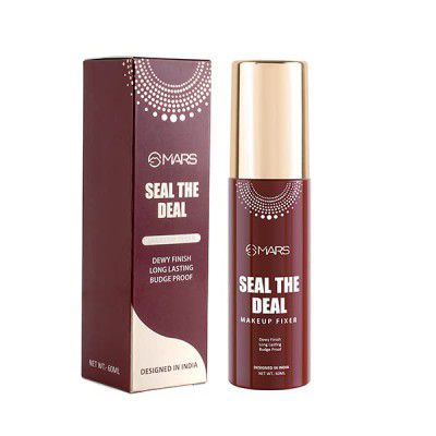 MARS Seal the Deal Long-Lasting Makeup Fixer Spray with Hyaluronic Acid | Hydrating Dewy Base Setting Spray for Professional Face Makeup | Budge Proof | Non-Sticky | 60 ml