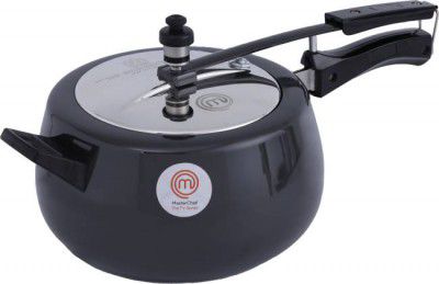 MasterChef Champions 5 L Inner Lid Induction Bottom Pressure Cooker  (Hard Anodized)