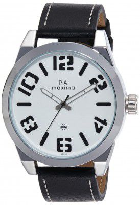 MAXIMA Analog Silver Dial Mens Watch-49350LAGI