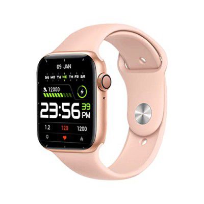 Maxx SX7 Pro Smart Watch - 1.7-Inch Large Screen, Dual Bluetooth 3.0 and 4.0, Heart Rate Sensor, Blood Oxygen Measurement, Adjustable Wristband, Android 4.4 and iOS 8.0 Compatibility (Rose Gold)