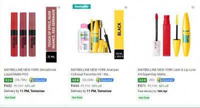 Maybelline New York Beauty And Grooming Upto 64% Off