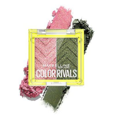 Maybelline New York Color Rivals Pigmented Eyeshadow Palette, Urban x Wild, 3g