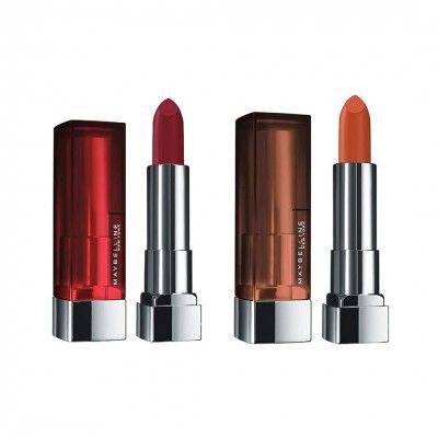 Maybelline New York Color Sensational Creamy Matte Lipstick 695 Divine Wine + FREE Brooklyn Bare LIPSTICK