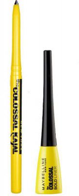 MAYBELLINE NEW YORK Colossal Bold Liner & Colossal Kajal - Eye Kit Combo, 3.35g (Pack of 2)