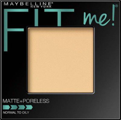 MAYBELLINE NEW YORK Fit Me Matte Plus Poreless Powder Compact  (Porcelain - 110, 8.5 g)