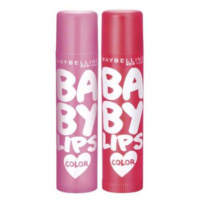 Maybelline New York Lip Balm, baby Lips Cherry Crush & Baby Lips Berry Crush, Red (Pack of 2), 8g