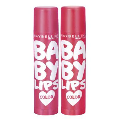 Maybelline New York Lip Balm, With SPF, Baby Lips Cherry Crush & Baby Lips Berry Crush, Red (Pack of 2), 8g