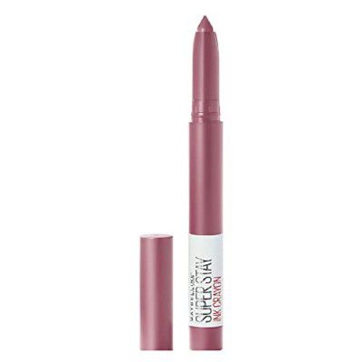 Maybelline New York Lipstick, Matte Finish, Long-lasting, Intense Colour, SuperStay Crayon Lipstick, 25 Stay Exceptional, 1.2g