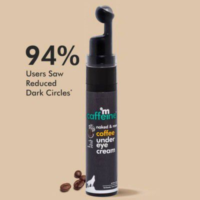 mCaffeine Coffee Under Eye Cream for Women & Men - 94% Users Saw Reduced Dark Circles  (15 ml)