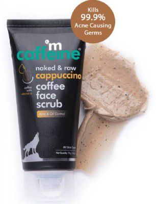 mCaffeine Face Scrub for D Tan, Helps in Skin Brightening and Remove Blackheads, Dark Spot Scrub  (75 g)