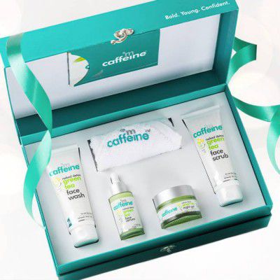 mCaffeine Green Tea Quick Face Detox Rakhi Gift Set  (4 Items in the set)