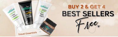 mCaffeine Loot: Buy 2 & Get 4 Bestsellers Free 