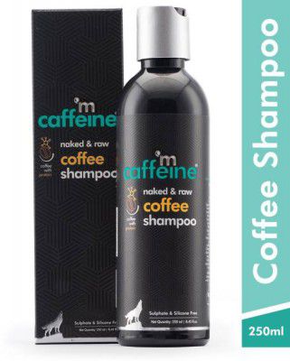 mCaffeine Raw Coffee Shampoo for Anti Hair Fall, Damage repair with Protein & Argan Oil (250 ml)