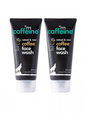 MCaffeine Set Of 2 Naked & Raw Coffee Face Wash - 50ml Each