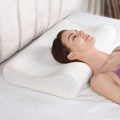 Memory Foam Pillow Contour Cervical Orthopedic Memory Foam Pillows Supports Neck Pain and Shoulder Pain for Sleeping Ergonomic Cervical Pillow Neck Support Pillow for Side Back Dealsmagnet