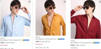 Men's Trendy Casual Shirts At Rs.399