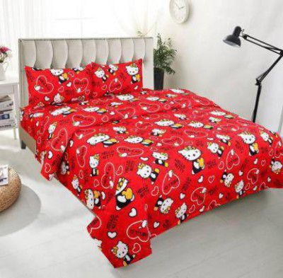 MERRIMO 150 TC Polycotton Double Cartoon Bedsheet