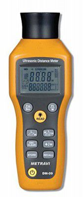 Metravi DM-09 Ultrasonic Digital Distance Meter for upto 16 m