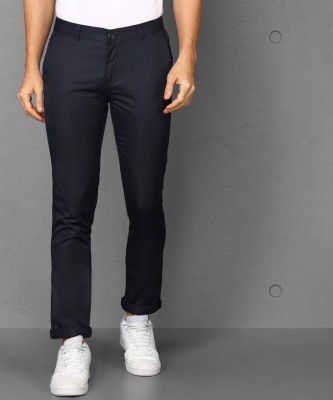 METRONAUT By Flipkart Slim Fit Men Viscose Rayon Dark Blue Viscose Rayon Trousers