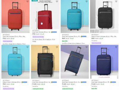 METRONAUT Suitcases Starts ₹549