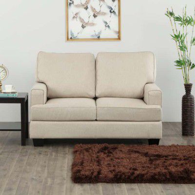 Mexico Fabric 2-Seater Sofa - Beige