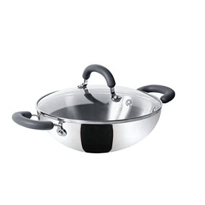 Meyer Trivantage Nickel Free Stainless Steel Triply Kadai