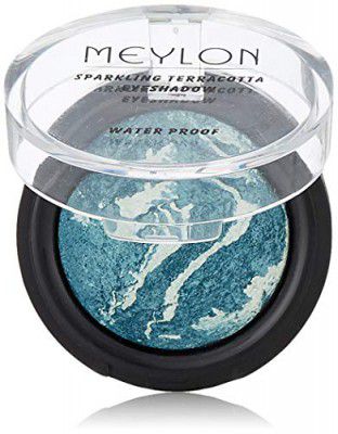 MEYLON PARIS Sparkling Terracotta Eyeshadow-402, Green, 3 g