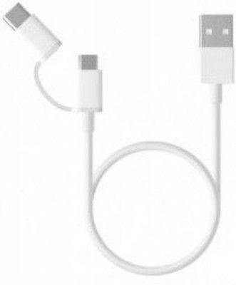 Mi 22243 2 A 0.3 m USB Type C Cable  (Compatible with Mobile, One Cable)