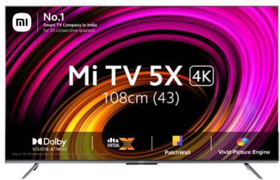 Mi 5X 43 inch Ultra HD (4K) LED Smart Android TV with 4K Dolby Vision