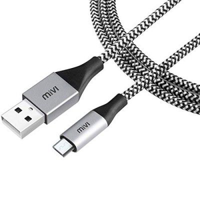 Micro USB 6 Feet Cable with Khali Tough Bullet Proof Material (Black)