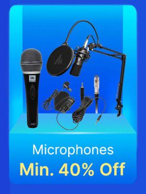 Microphones @ minimum 40% off in Flipkart Big Billion Days 2023 