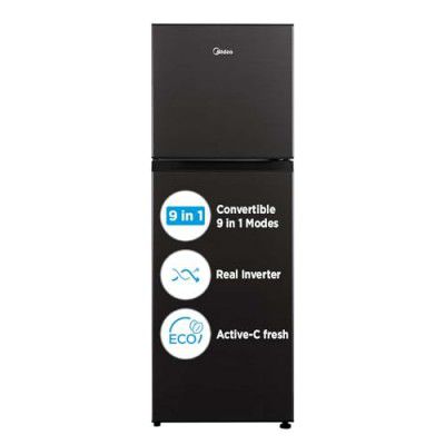 [Extra 3500 off] Midea 233 L 3 Star Frost Free Convertible Real Inverter Double Door Refrigerator MDRT359FGI28