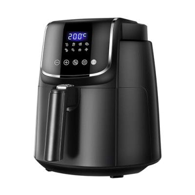 Midea 5L Air Fryer | 1500W Power | Digital display with 8 preset menu settings | Crisp Frying, Grill, Roast, Steam & Bake | Auto Cut-Off | 90% Less Oil | Non Stick Coating & Crisper Basket