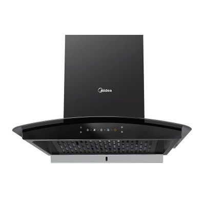 Midea 60 CM 1250 m3/hr Filterless Autoclean Kitchen Chimney (60V11 Black)