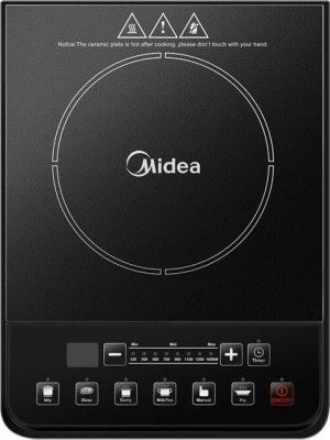 Midea C16-SKY1611 Induction Cooktop (Black, Push Button)