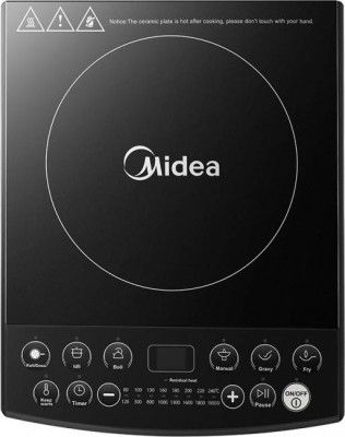 Midea C19-RK1907 Induction Cooktop  (Black, Push Button)