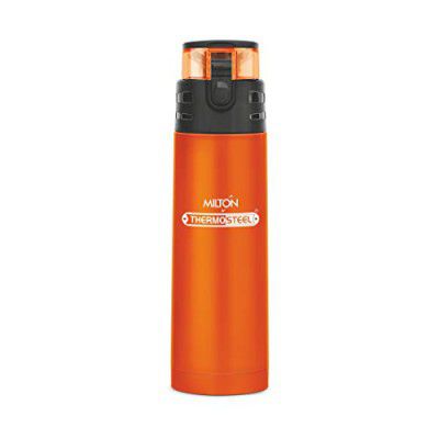 Milton Atlantis 400 Thermosteel Hot and Cold Water Bottle, 350 ml, Orange