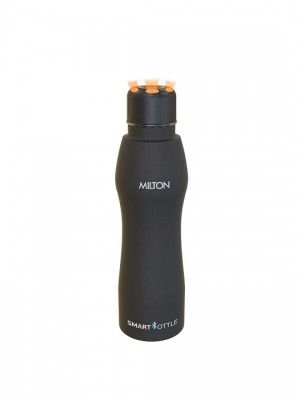 Milton Black Smart Stainless Steel Water Bottle 880 ml