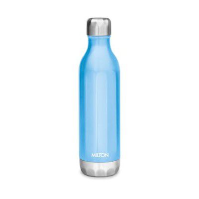 Milton Bliss 900 Thermosteel Vaccum Insulated 24 Hours Hot & Cold Water Bottle, 790 ml, Blue